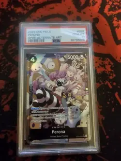 Perona OP06-093 SR Alt Art - One Piece Wings of The Captain - English Psa 10 - Image 1
