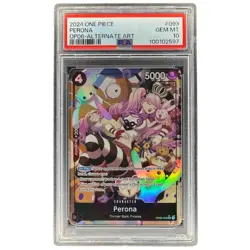 Perona OP06-093 PSA 10 SR Alt Art One Piece Card Game OP06 Wings Of The Captain - Image 1