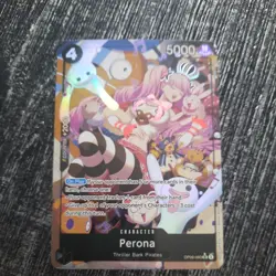 One Piece CCG Perona OP06-093 Alt Art SR - Wings of the Captain English - Image 1