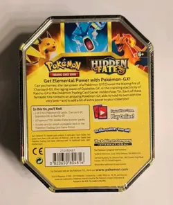 Pokemon TCG - 1st Run - 2019 HIDDEN FATES RAICHU GX Tin - Factory Sealed! MINT 820650804816 - Image 4