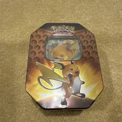 Pokemon TCG - Hidden Fates - Raichu GX Tin - Factory Sealed 820650804816 - Image 2