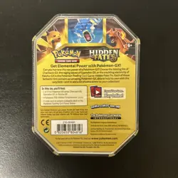 Pokemon TCG : Hidden Fates Tin - Raichu GX - BRAND NEW - FACTORY SEALED 820650804816 - Image 2