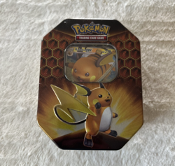 Pokemon TCG : Hidden Fates Tin - Raichu GX - BRAND NEW - FACTORY SEALED 820650804816 - Image 1