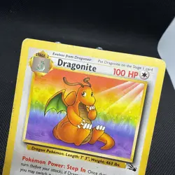 Dragonite 19/62 Rare Non Holo Fossil Set Pokemon Card WOTC 1999 TCG - Image 3