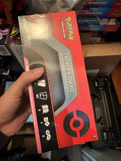 Pokemon TCG 2020 SEALED Red Trainer's Toolkit Box 4 Dedenne-GX Booster Packs,New - Image 1