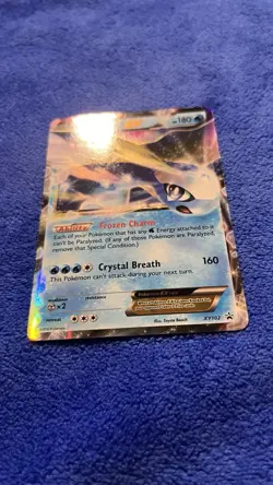 Pokemon TCG Aurorus EX Black Star Promos Holo Card XY102 - Image 2
