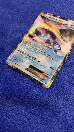 Pokemon TCG Aurorus EX Black Star Promos Holo Card XY102 - Image 3