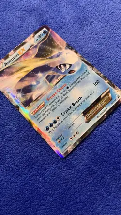 Pokemon TCG Aurorus EX Black Star Promos Holo Card XY102 - Image 4