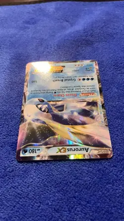 Pokemon TCG Aurorus EX Black Star Promos Holo Card XY102 - Image 5