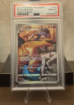 PSA 10 Pokemon JPN.SWSH 2021 Charizard VMAX Climax 187/184 - Image 1