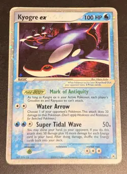Pokemon Kyogre EX Holo Card - TCG Hidden Legends - 94/101 - Image 2