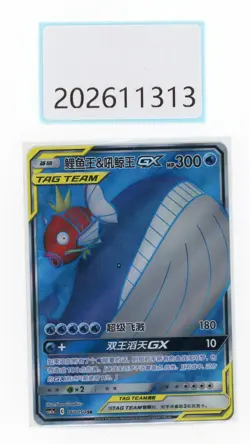 PTCG Pokemon Magikarp＆Wailord GX 160/150 SR 2023 CSM2aC Pack S.Chinese - Image 1
