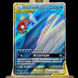 Pokemon TCG S-Chinese Card CSM2aC-160 Sun&Moon Magikarp & Wailord-GX SR Ultra - Image 1
