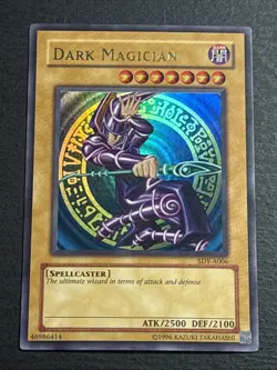 Dark Magician SDY-006 Unlimited Ultra Rare Yu-Gi-Oh Card Lighty Played LP - Image 1
