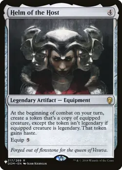 MTG Helm of the Host ** The List ** English - Image 1
