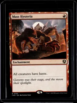 Mass Hysteria - 164 - INR - NM - MTG Magic the Gathering - Image 1
