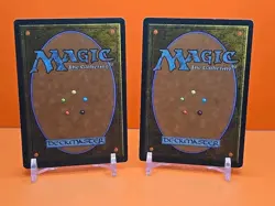 🔵🔵🔵 (2) 1995 Magic The Gathering PSIONIC ENTITY 4TH EDITION PLAYED 🔵🔵🔵 - Image 4