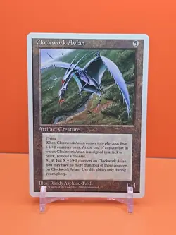 🟤🟤🟤 1995 Magic The Gathering CLOCKWORK AVIAN 4TH EDITION PLAYED 🟤🟤🟤 - Image 1