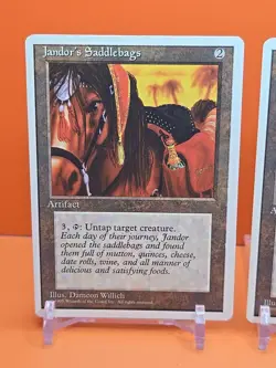 🟤🟤🟤 (2) 1995 Magic The Gathering JANDOR'S SADDLEBAGS 4TH EDITION PLAYED🟤🟤🟤 - Image 2