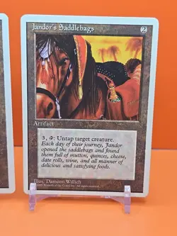 🟤🟤🟤 (2) 1995 Magic The Gathering JANDOR'S SADDLEBAGS 4TH EDITION PLAYED🟤🟤🟤 - Image 3