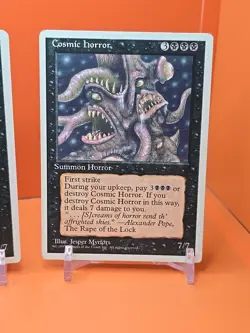 ⚫⚫⚫ (4) 1995 Magic The Gathering COSMIC HORROR 4TH EDITION PLAYED ⚫⚫⚫ - Image 5