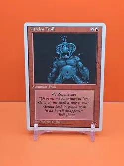 🔴🔴🔴 1995 Magic The Gathering UTHDEN TROLL 4TH EDITION PLAYED 🔴🔴🔴 - Image 1