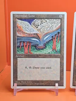 🟤🟤🟤 (4) 1995 Magic The Gathering JAYEMDAE TOME 4TH EDITION PLAYED 🟤🟤🟤 - Image 2