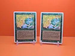 🟢🟢🟢 (2) 1995 MAGIC The Gathering VERDURAN ENCHANTRESS EDITION PLAYED 🟢🟢🟢 - Image 1