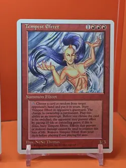 🔴🔴🔴 (4) 1995 Magic The Gathering TEMPEST EFREET 4TH EDITION PLAYED 🔴🔴🔴 - Image 5