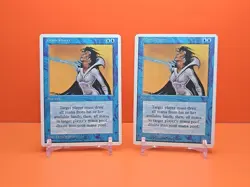 🔵🔵🔵 (2) 1995 MAGIC The Gathering DRAIN POWER 4TH EDITION PLAYED 🔵🔵🔵 - Image 1