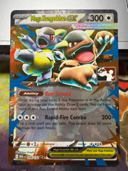 Mega Kangashkan ex 104/132 Pokemon Play! Prize Pack Play Stamp Series 8 - Image 1