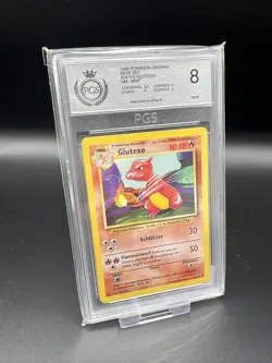 Pokemon Karte - GLUTEXO 24/102 BASE SET - Deutsch - PGS 8 NM-MINT - NO PSA - Image 1