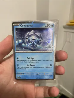 Cryogonal 047/191 - Sealed Holiday Calendar Snowflake Stamped Promo Holo Pokemon - Image 1