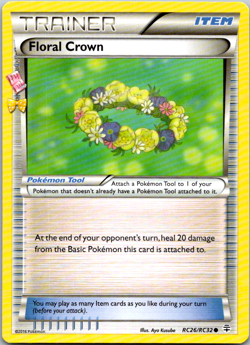 Trainer Floral Crown RC26/RC32 XY Generations Radiant Pokemon Card NM/MINT - Image 1