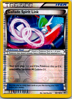 Pokemon TCG - Gallade Spirit Link 83/108 Reverse Holo - Roaring Skies (2015) -NM - Image 1