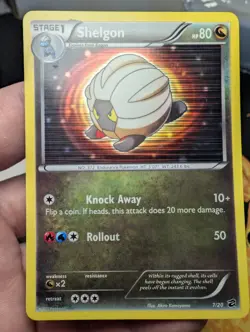 Pokemon Card Shelgon 7/20 Holo Rare Black White Dragon Vault Singles LP - Image 1