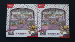 2- Pokemon TCG Scarlet & Violet 151 Alakazam EX Collection Factory Sealed Swirl - Image 3