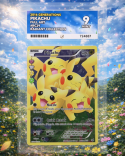 Ace 9 Pikachu #RC29 XY Generations Radiant Collection | Pokemon - Image 1