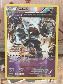 Golurk 35/98 Ancient Origins Full Art Reverse Holo Rare Pokemon Card NM - Image 1