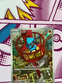 Pokemon TCG - Riolu MEP 010 - Mega Evolutions ETB - Black Star Promo - NM/M - Image 2
