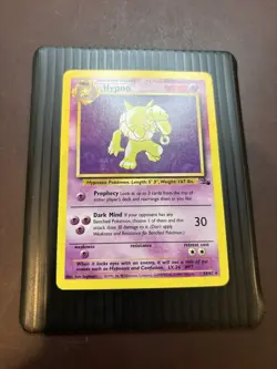Hypno Pokemon TCG Fossil Set Unlimited 23/62 Rare Non-Holo LP - Image 2