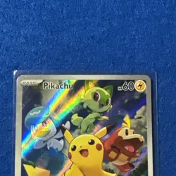 Pikachu 27 - NM - Scarlet & Violet Promo Full Art Promo Pokemon Card - Image 2