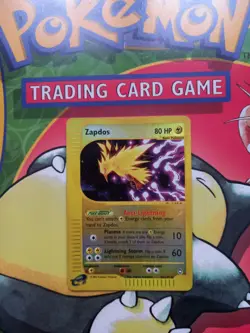 Zapdos 44/147 Aquapolis Reverse Holo Rare Pokemon Card - Image 1