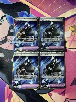 Pokemon TCG Phantasmal Flames Punk Helmet Full Art Lot Of 4 Cards - Image 1