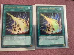 Yugioh Lightning Storm KICO-EN057 1st Edition Ultra Rare NM 2 Lot - Image 1
