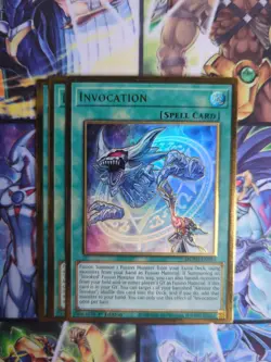 Yu-Gi-Oh x3 Invocation MGED - EN044 Gold Rare 1st Edition NM - Image 1