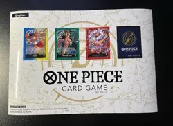 One Piece Card Game Set Sail Event Sticker Sheet PROMO 1 Set of Luffy Nami Zoro - Image 1