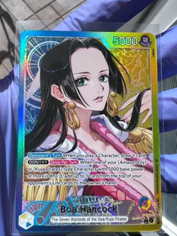 One Piece The Azure Sea’s Seven OP14-041 Boa Hancock Alt Art Leader English NM - Image 1