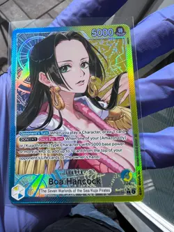 One Piece The Azure Sea’s Seven OP14-041 Boa Hancock Alt Art Leader English NM - Image 3