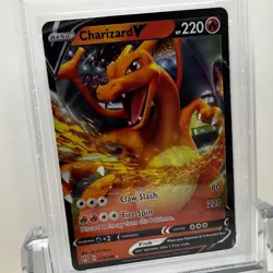 2020 POKEMON SWORD & SHIELD DARKNESS ABLAZE - #019/189 CHARIZARD V - PSA 9 MINT - Image 4